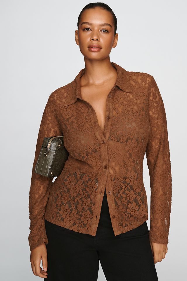Sanctuary Dreamer Sheer Lace Top #4