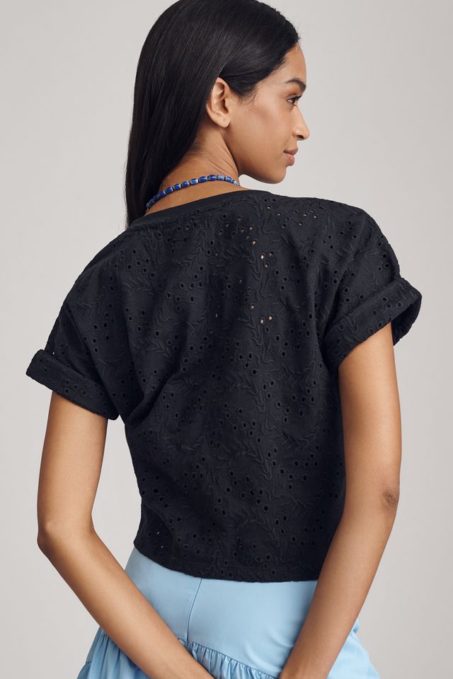 Sanctuary All Day Eyelet Tee #1