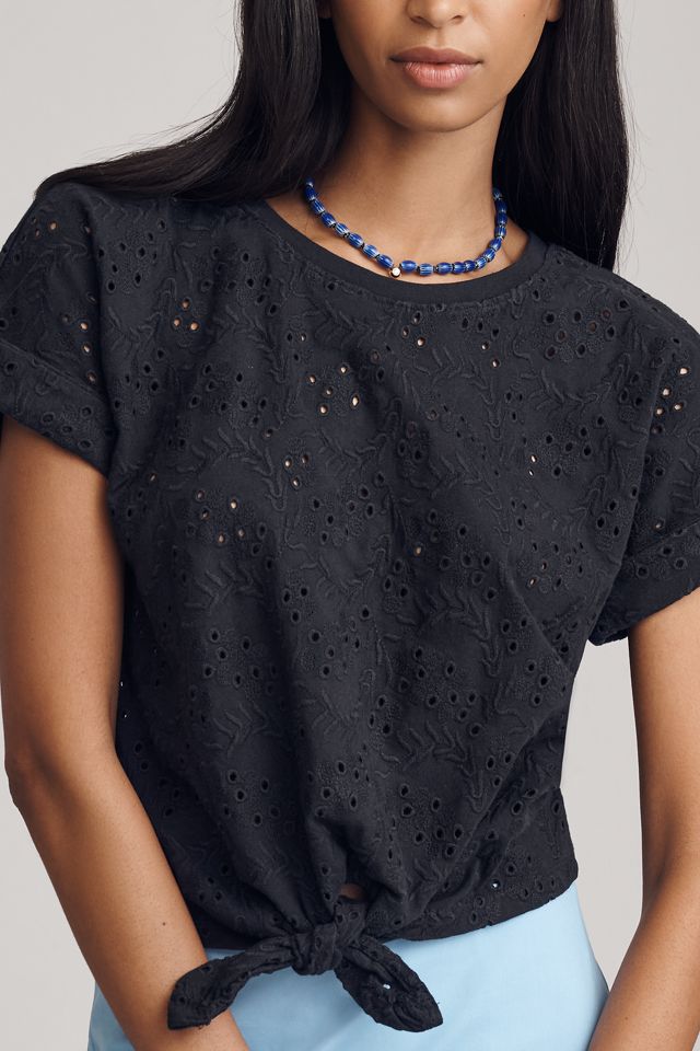 Sanctuary All Day Eyelet Tee #2