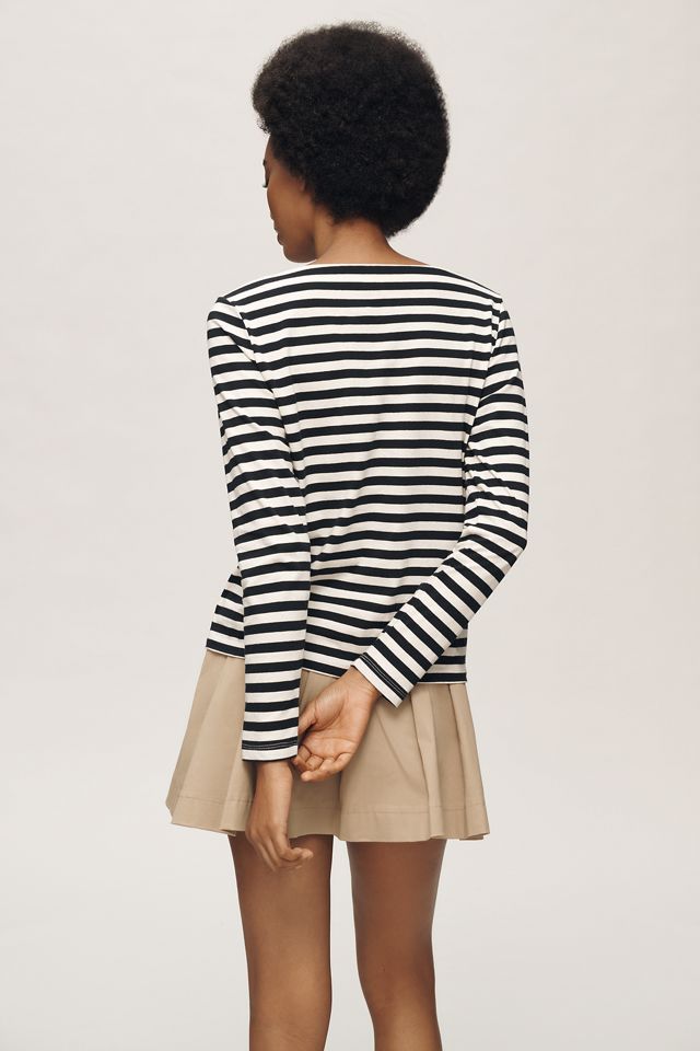 Sanctuary Long-Sleeve Boat-Neck Top #2