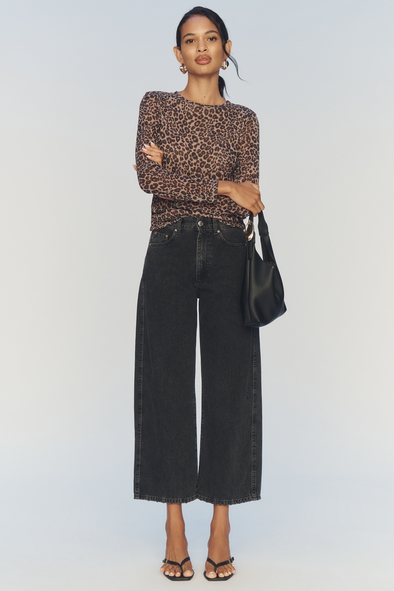 Sanctuary Mesh Long-Sleeve Top