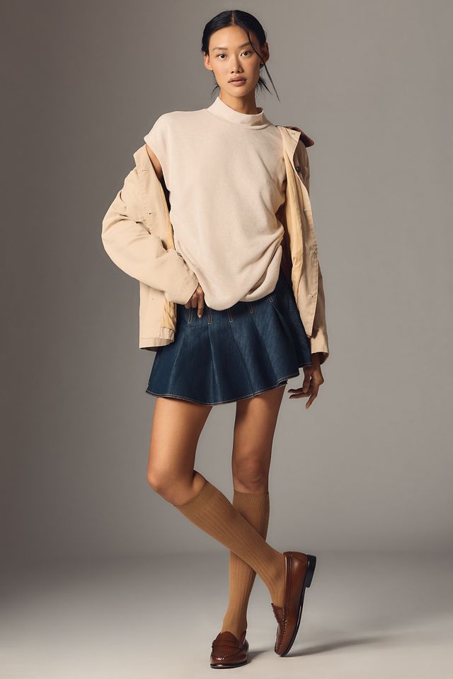 Sanctuary Cap-Sleeve Mock-Neck Draped Top #2