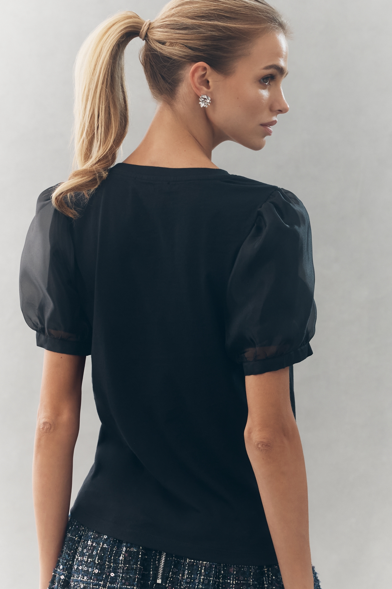 Sanctuary Feel Good Puff-Sleeve T-Shirt