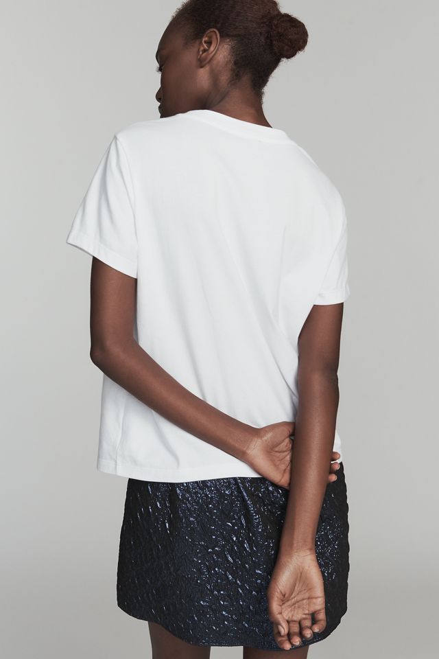 Sanctuary Crew-Neck Embellished Cotton Tee #1