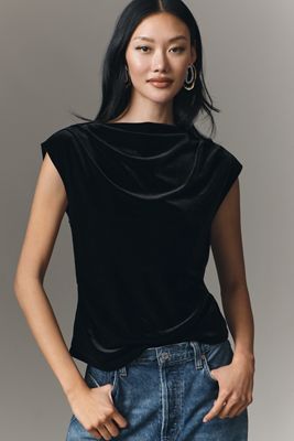 Sanctuary Pleated-Sleeve Top