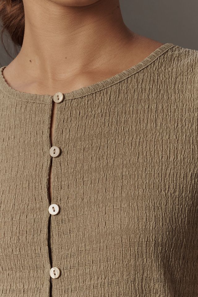 Sanctuary Textured Button Front Vest #2