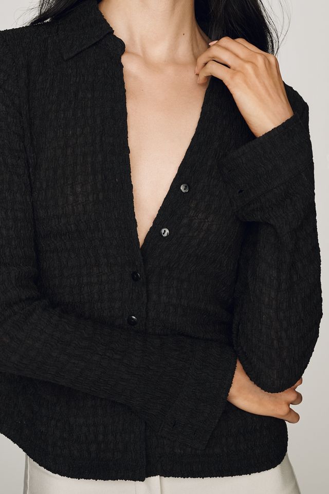 Sanctuary Juno Textured Buttondown Shirt #1