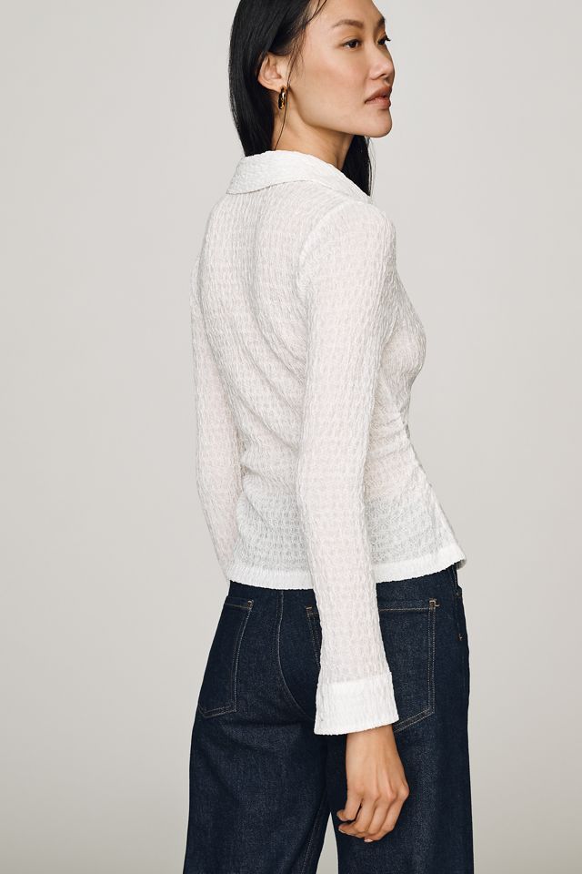 Sanctuary Juno Textured Buttondown Shirt #3
