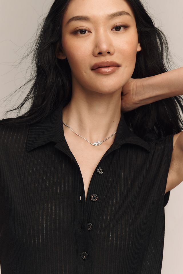 Sanctuary Everyday Collared Muscle Tee #3