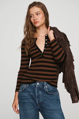 Sanctuary Selena Henley Tee