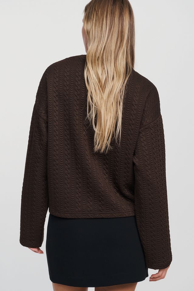 Sanctuary Sadie Quilted Mock Neck Top #1