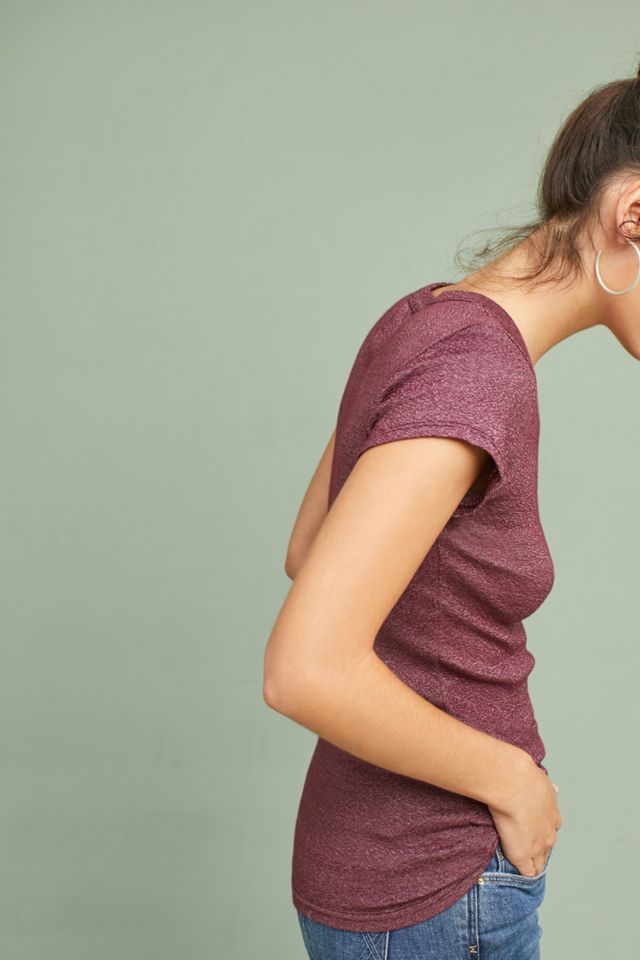 Michael Stars V-Neck Shine Tee #1