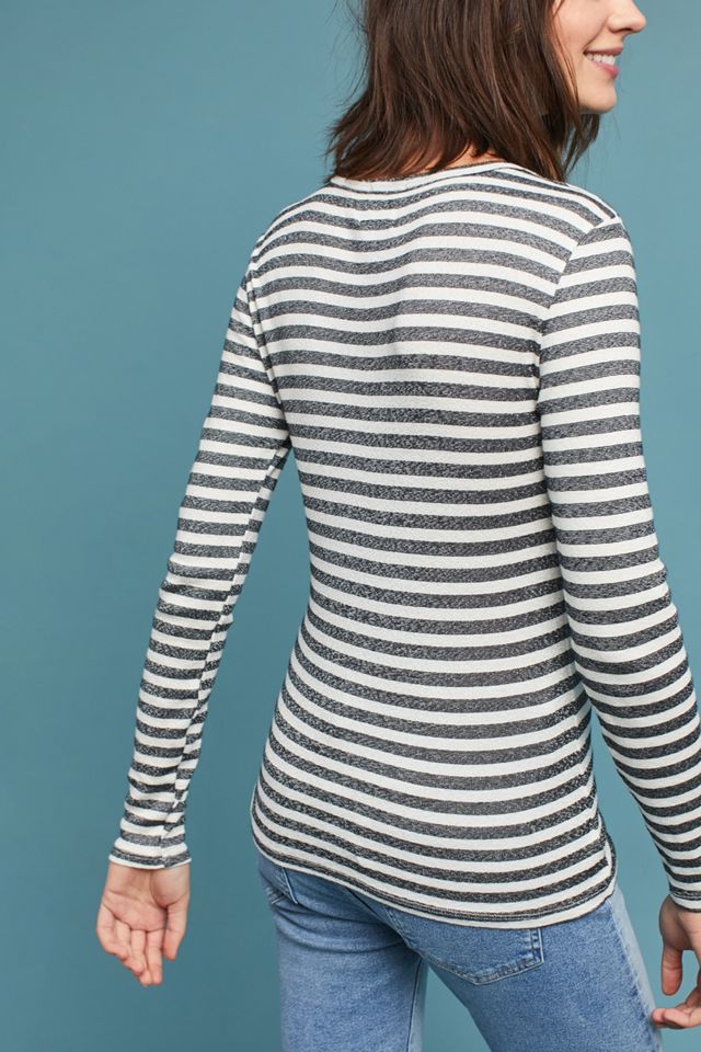 Michael Stars Shine V-Neck Long-SleeveTee #2