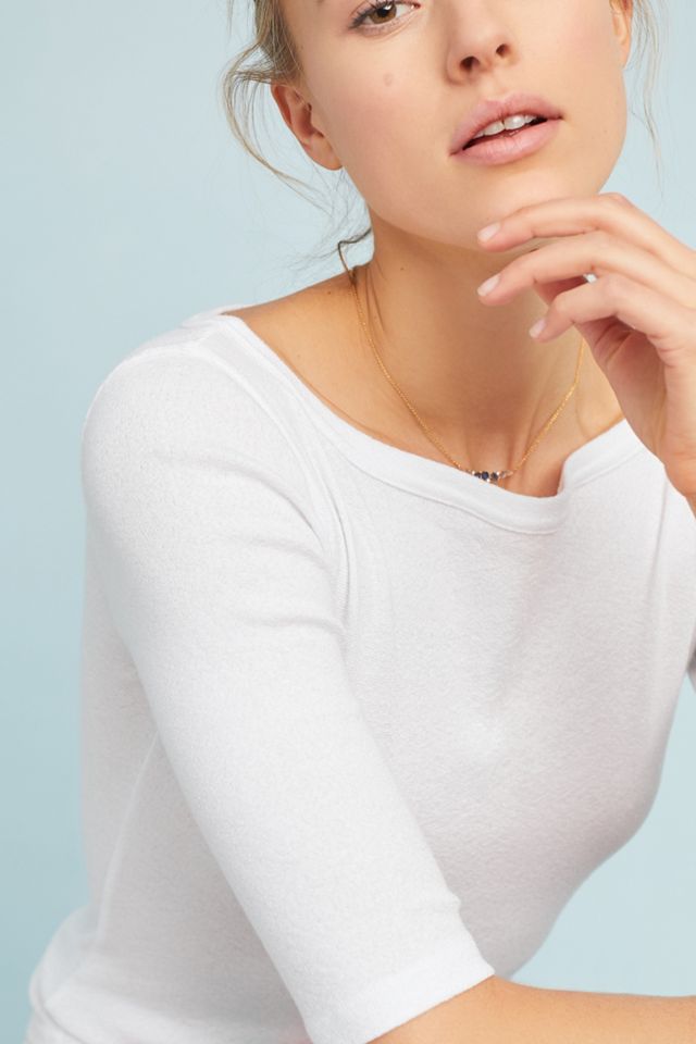 Michael Stars Boat Neck Shine Top #2