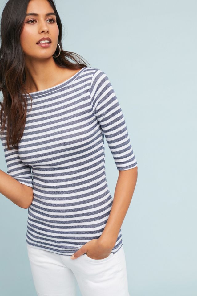 Michael Stars Shine Boat Neck Top