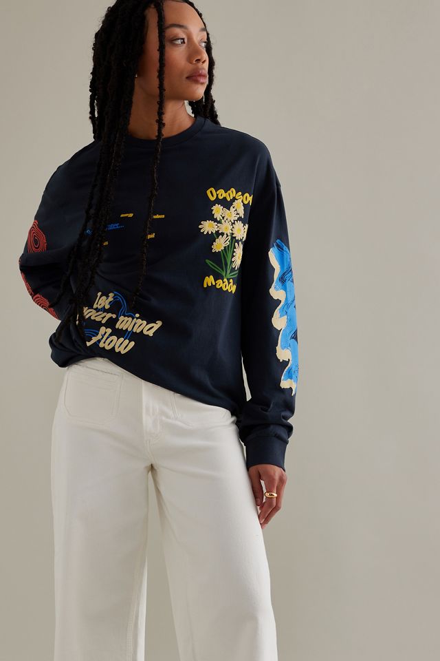 Damson Madder Graphic Long Sleeve Top #2