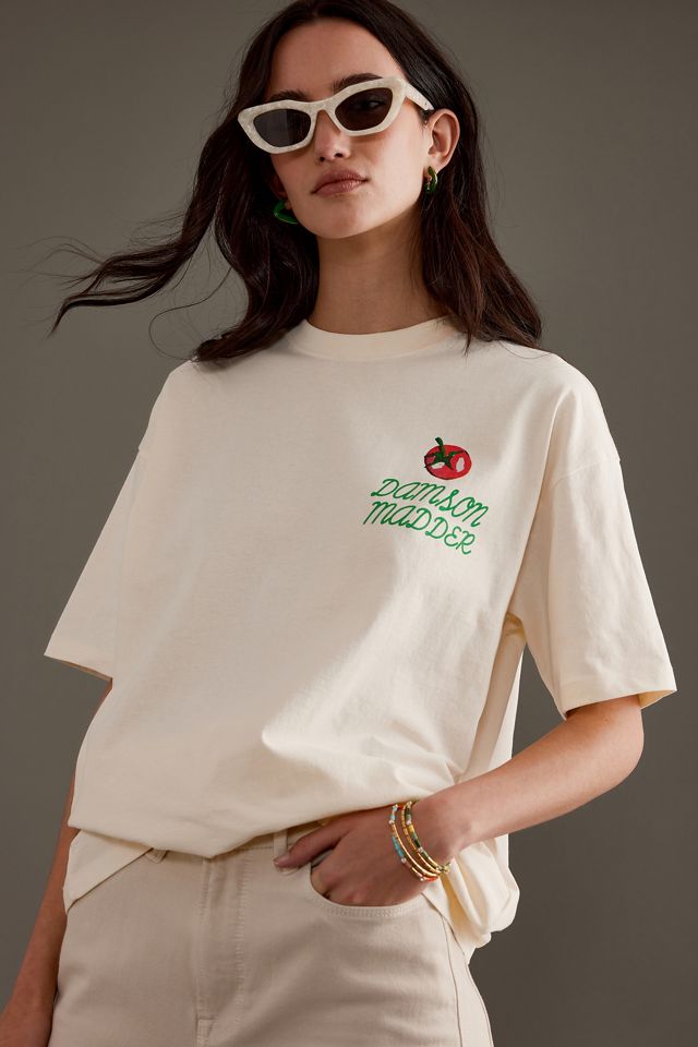 T-shirt boyfriend à manches courtes Market Damson Madder #3