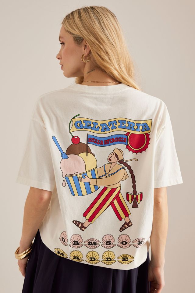 T-shirt Boyfriend Gelati Girl Damson Madder #3