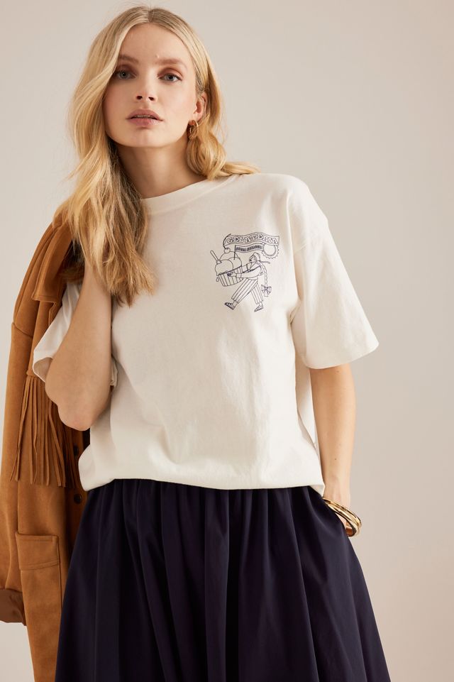 T-shirt Boyfriend Gelati Girl Damson Madder #4