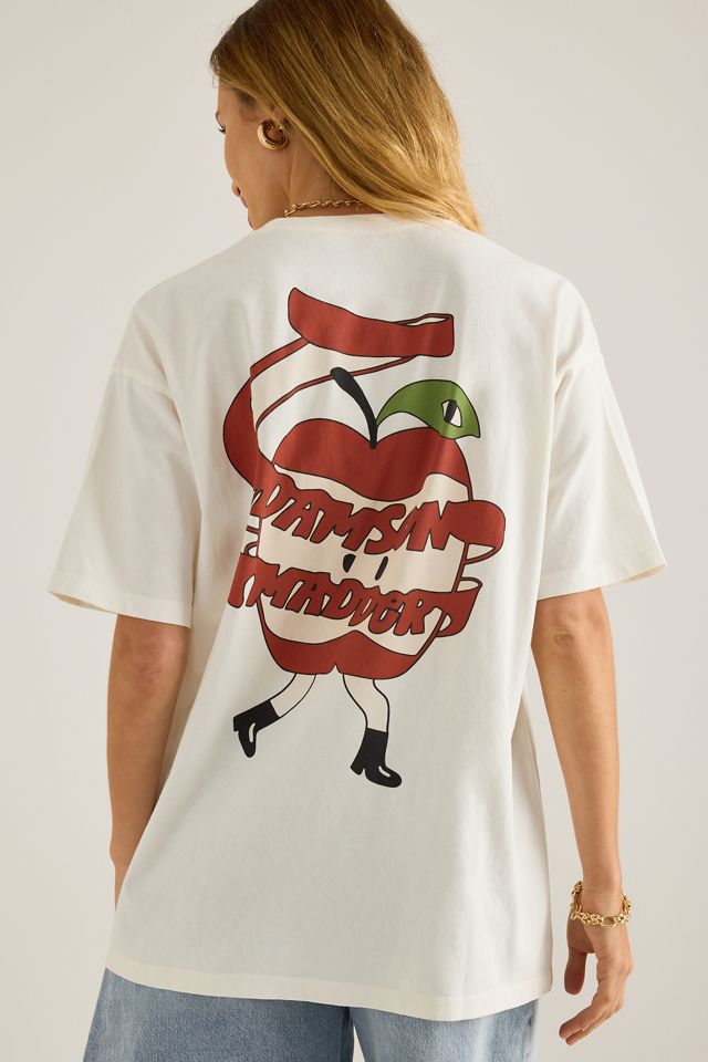 Tシャツ・カットソー Damson Madder Apple Peel Short Sleeve Shirt Damson Madder Apple Peel T-Shirt | Anthropologie UK