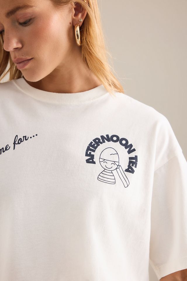 Damson Madder Afternoon Tea Boyfriend T-Shirt #4