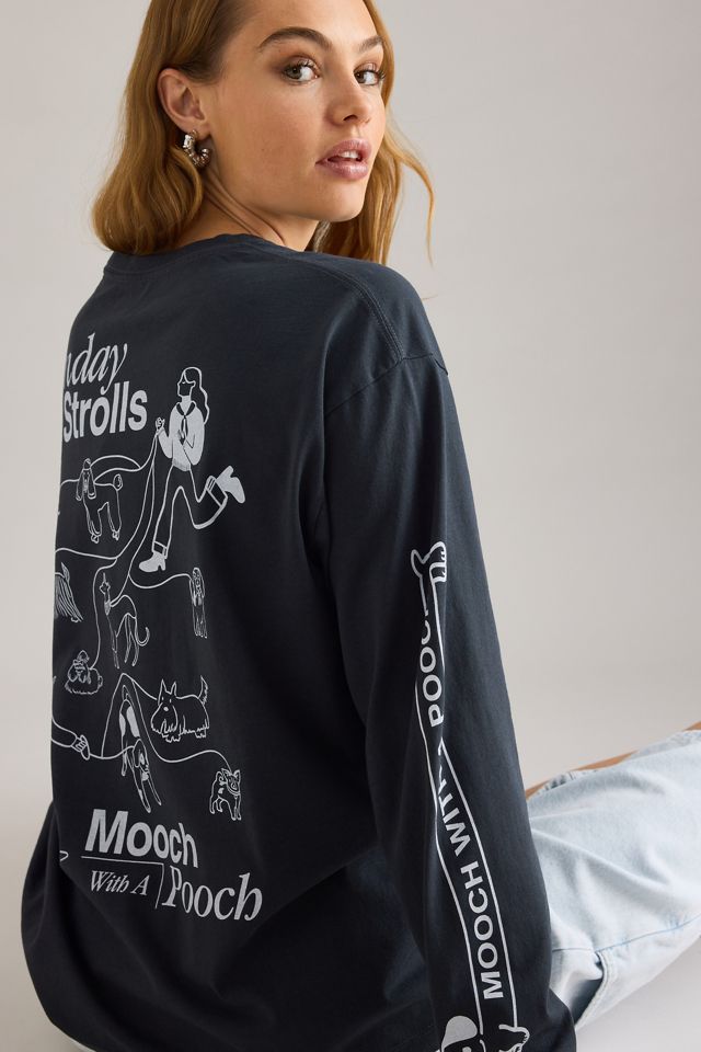 Damson Madder Dog Walker Graphic Long-Sleeve T-Shirt #3