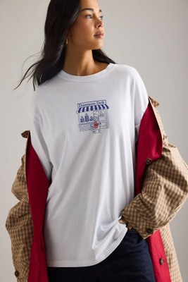 Damson Madder Deli Grafik-Langarm-T-Shirt | Anthropologie DE