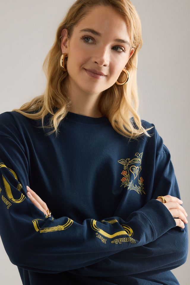 Damson Madder The Rambler Graphic Long-Sleeve T-Shirt
