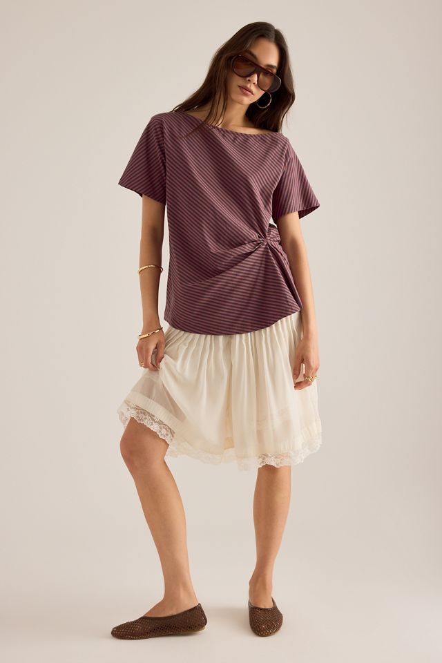 T-shirt Reece cintré Damson Madder #1
