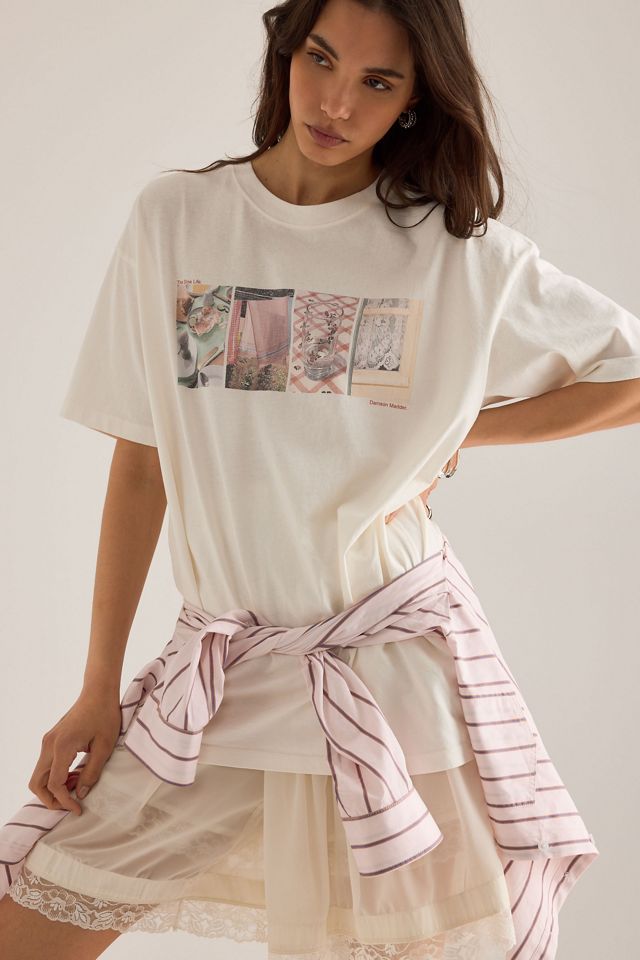T-shirt graphique Slow Life Crossword Damson Madder #4
