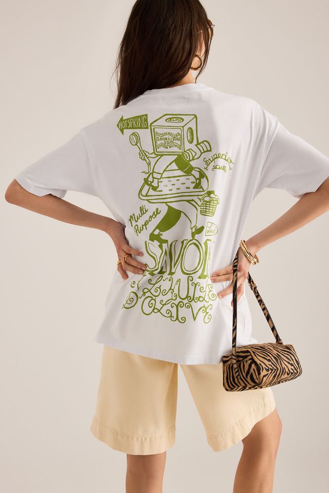 Damson Madder Savon Cotton Graphic T-Shirt #1