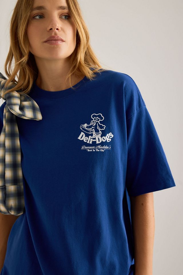 T-Shirt con Grafica Deli Dog Damson Madder #2