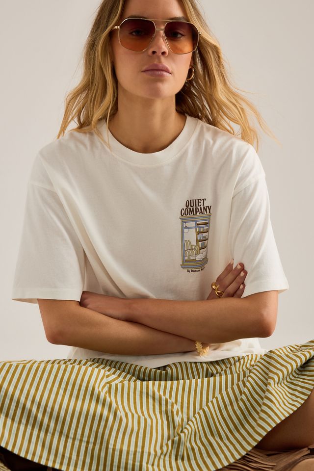 Damson Madder Quiet Company Grafik-T-Shirt #2
