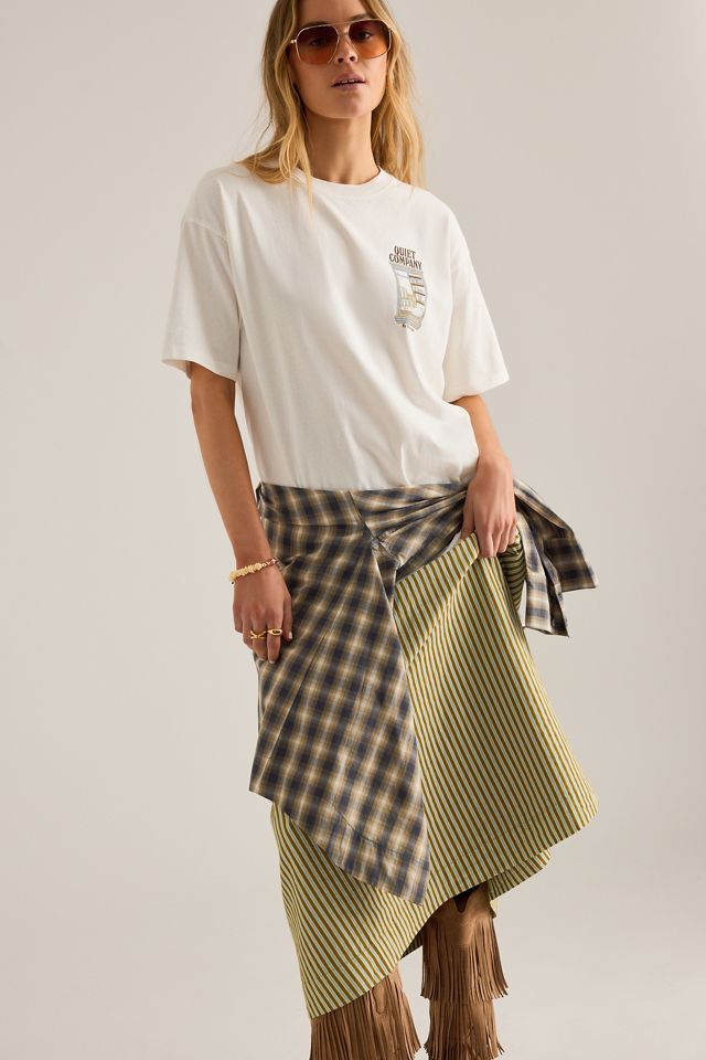 Damson Madder Quiet Company Grafik-T-Shirt #3