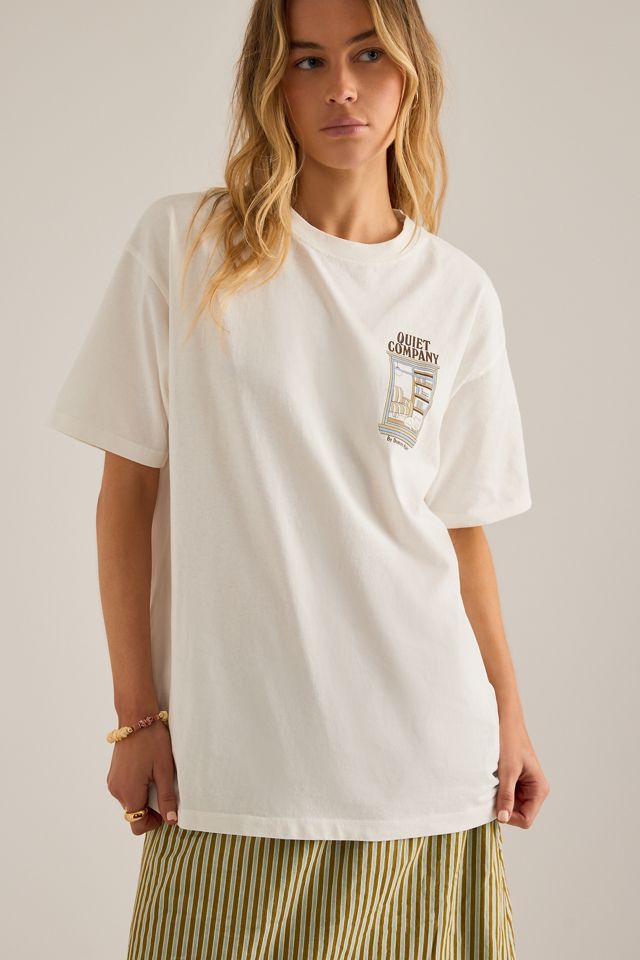 Damson Madder Quiet Company Grafik-T-Shirt #5