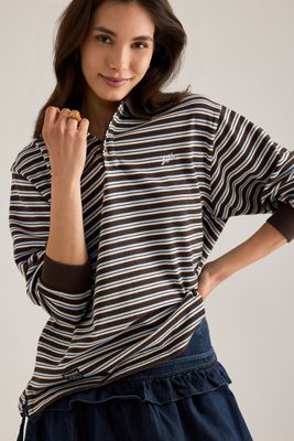 Damson Madder Remi Stripe Rugby Top