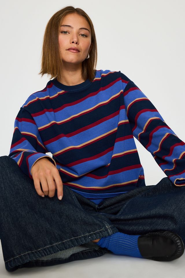 Damson Madder Ali Long-Sleeve Stripe Top #3