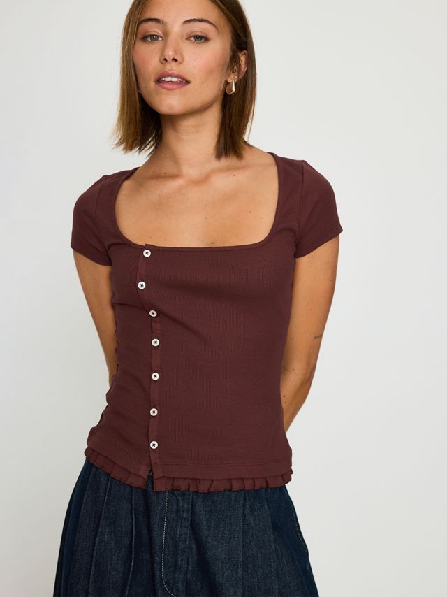 Damson Madder Posie Short-Sleeve Top #4