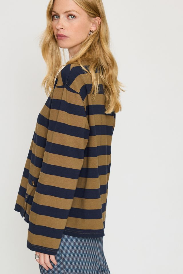 Damson Madder Scottie Button-Detail Top #4