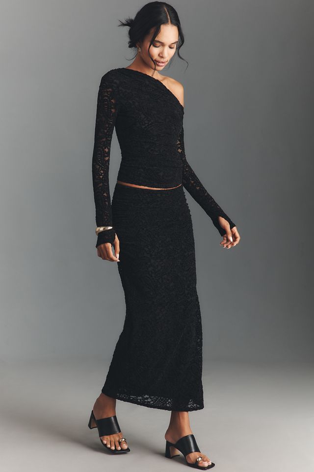 NIA Cleo Lace Off-Shoulder Top #3