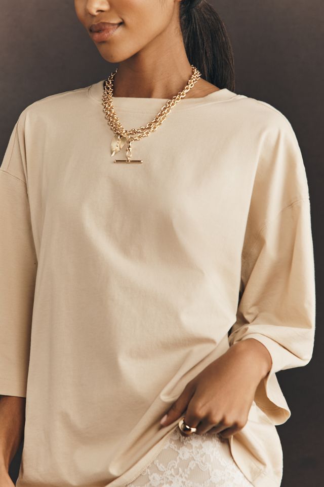 Maeve Slouchy Relaxed Knit Top #1