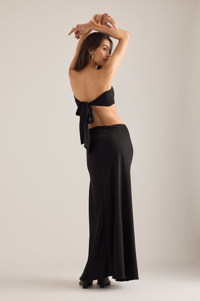 Bardot Haut bandeau en satin Dylan #2