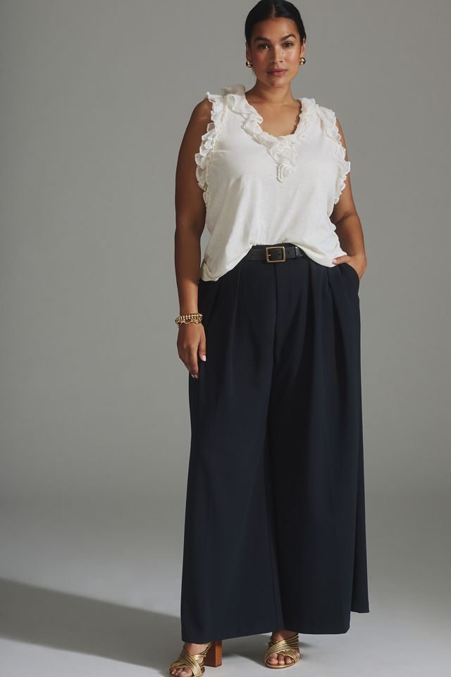 By Anthropologie Ruffled V-Neck Blouse #4
