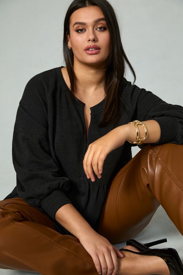 Pilcro Long-Sleeve Babydoll Top #5