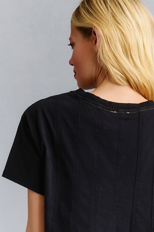 T-shirt en coton à plis Pilcro #2