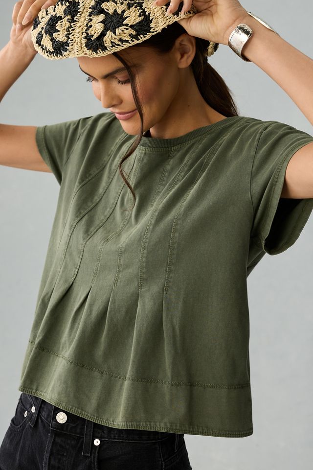 Pilcro Pleated Swing Tee #2