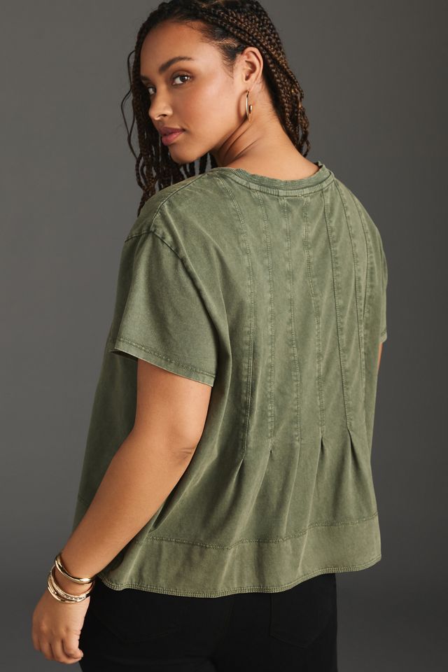 Pilcro Pleated Swing Tee #4