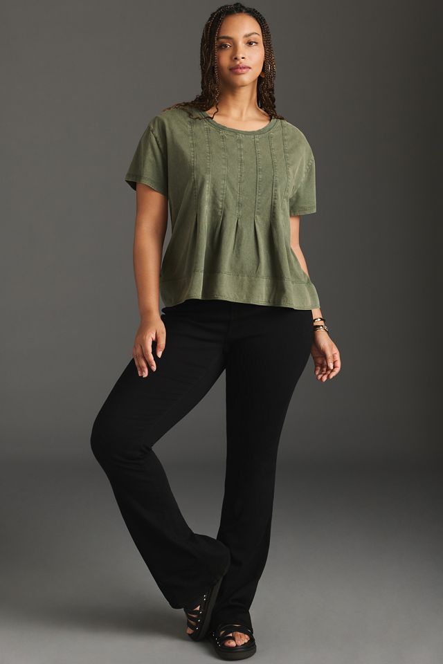 Pilcro Pleated Swing Tee #6