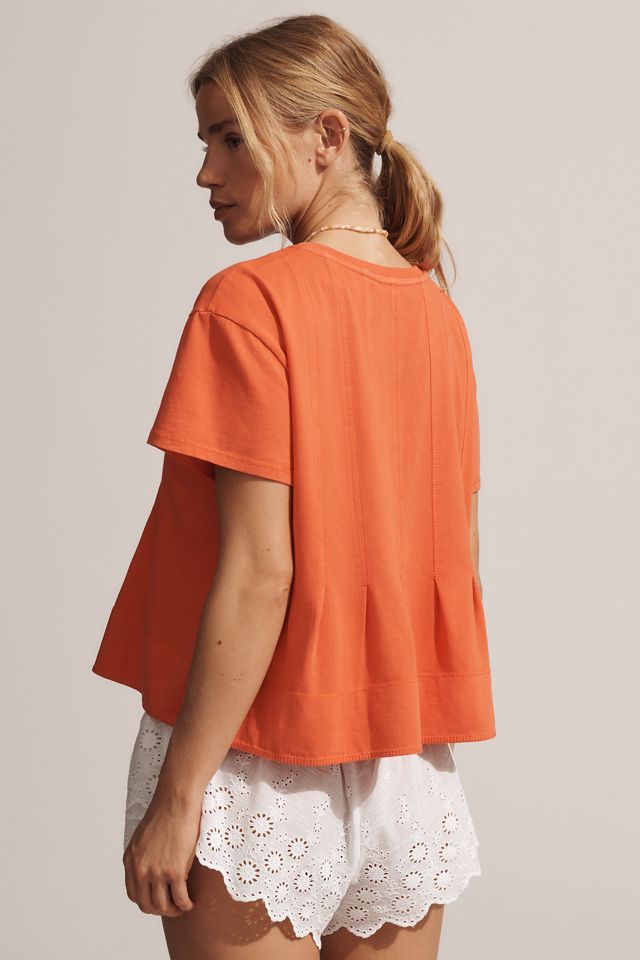 Pilcro Pleated Swing Tee #1