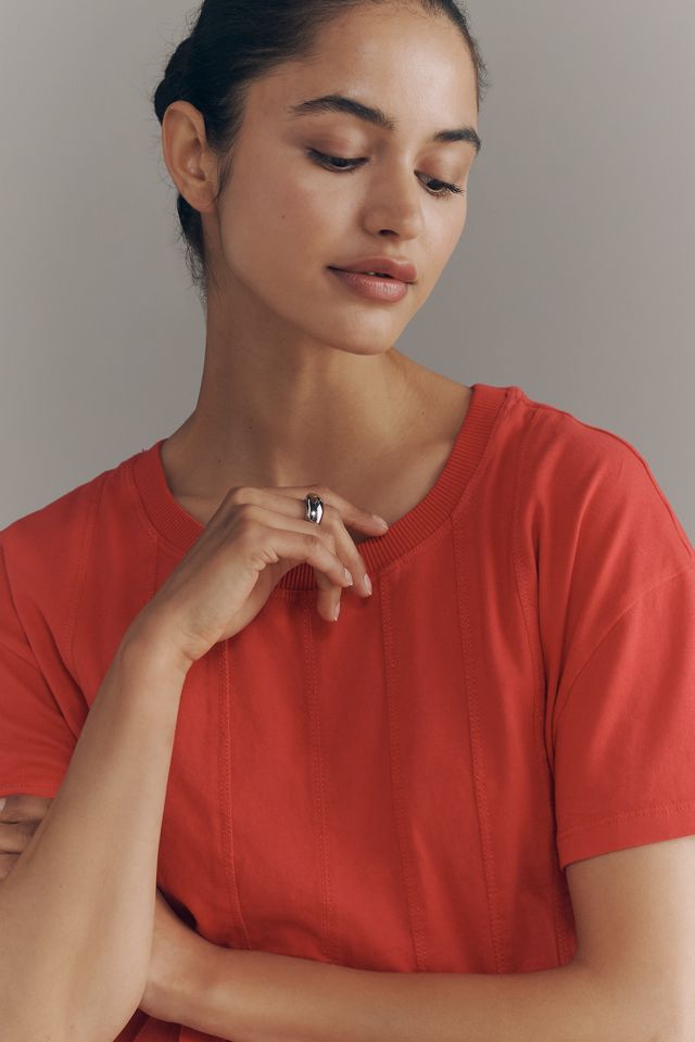 Pilcro Pleated Swing Tee #3